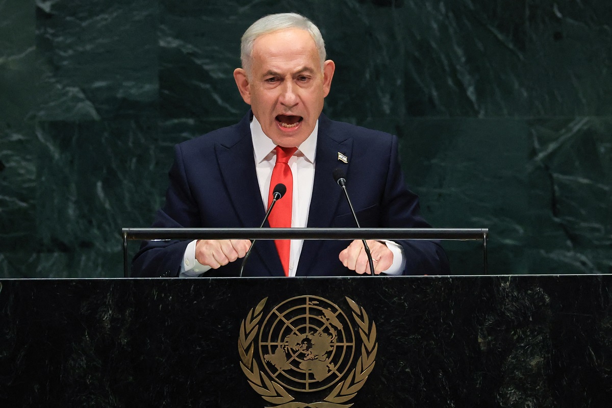 Dezenas de delegados deixam plenário da ONU durante discurso de Netanyahu