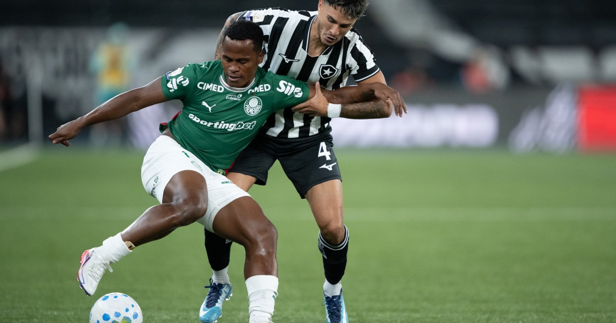 Palmeiras empata com o Botafogo e perde a liderança do Brasileirão