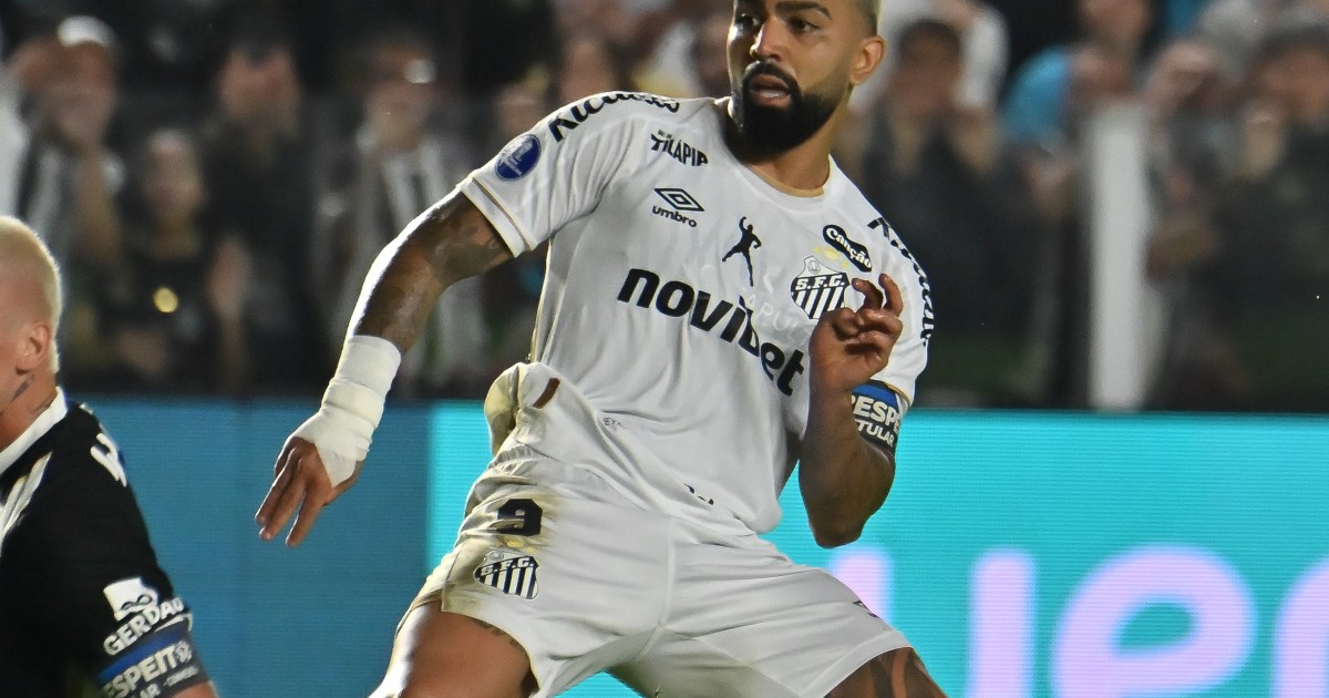 Gabigol faz duas assistências e Santos abre vantagem sobre Atlético-MG na Sul-Americana