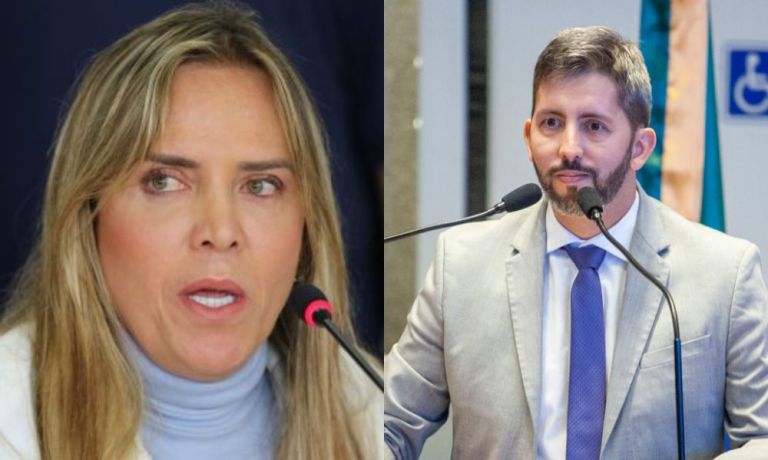 Celina Leão e Leandro Grass