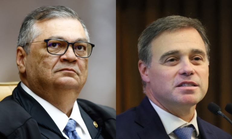 Ministros Flávio Dino e André Mendonça, do Supremo Tribunal Federal (STF)