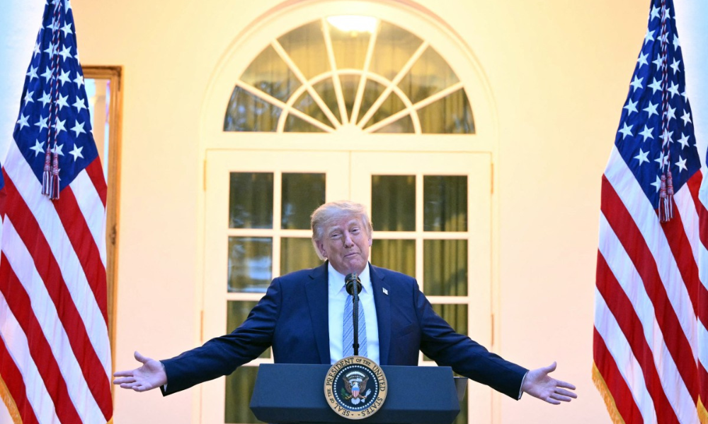 Presidente dos Estados Unidos, Donald Trump, na Casa Branca Presidente dos Estados Unidos, Donald Trump, na Casa Branca