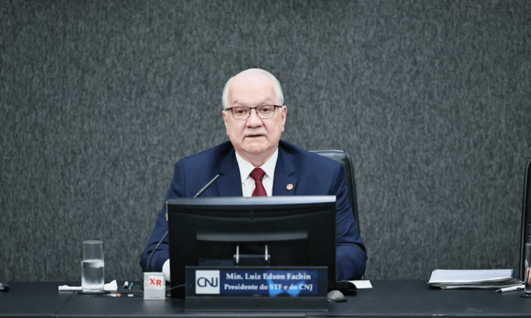 Presidente do Supremo Tribunal Federal (STF) e do Conselho Nacional de Justiça (CNJ), ministro Edson Fachin