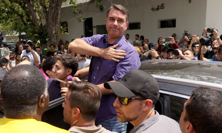 Candidato à Presidência da República Flávio Bolsonaro (PL)