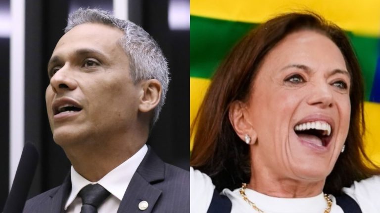 Gracinha Caiado e Gustavo Gayer