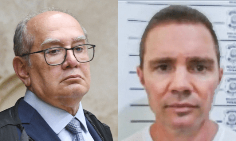 Ministro Gilmar Mendes, do Supremo Tribunal Federal (STF), e o ex-dono do Banco Master, Daniel Vorcaro