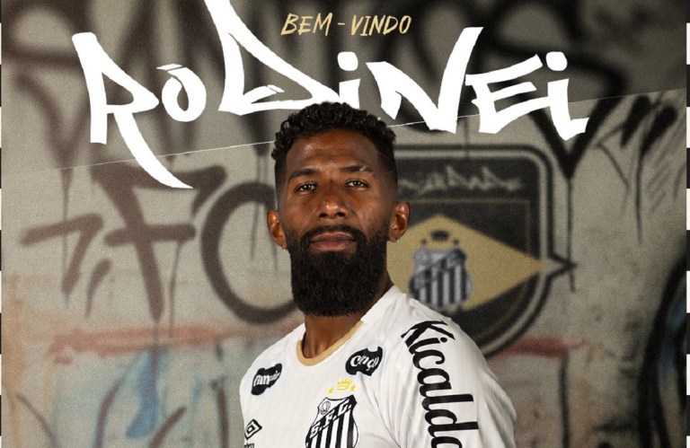 Rodinei apresentado no Santos