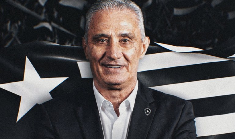 Tite apresentado no Botafogo
