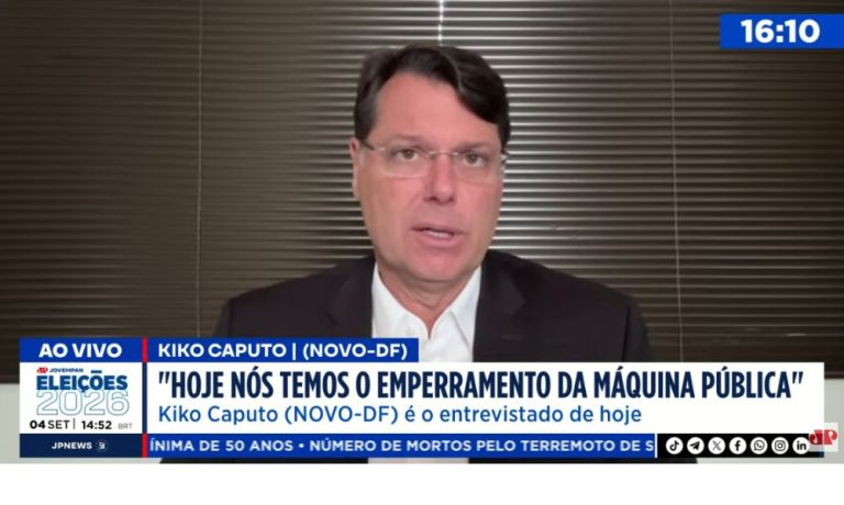 Kiko Caputo, candidato a govenrador pelo DF