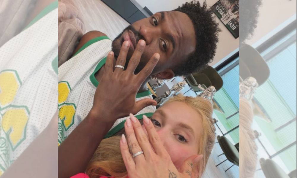 Virginia e Vini Jr. postam foto com aliança: 'Veio aí'