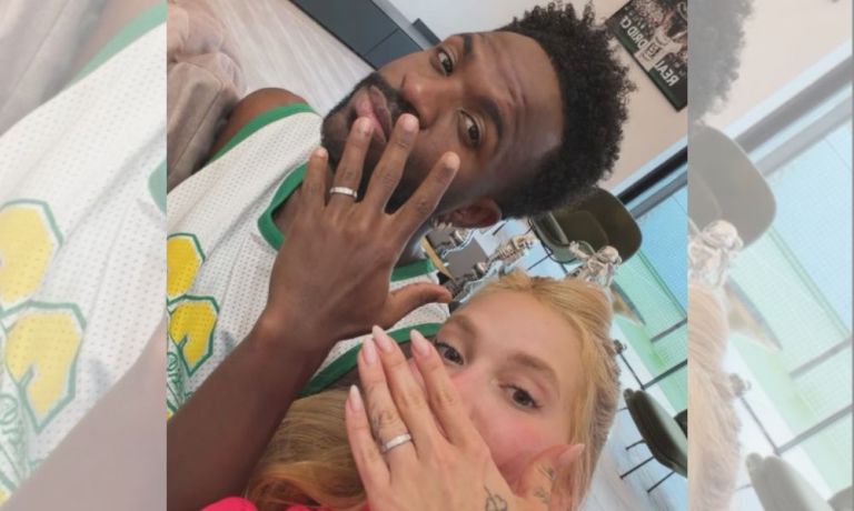 Vini Júnior e Virginia mostram aliança de namoro