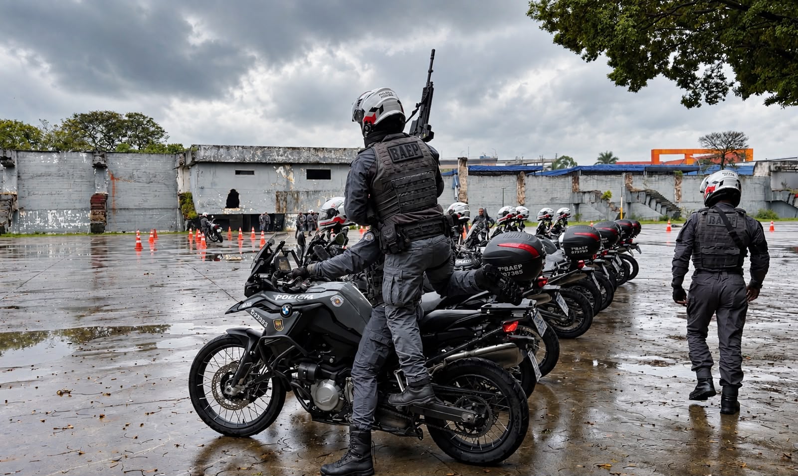 PM de SP lança batalhão com motos e fuzis para combater roubos com falsos entregadores