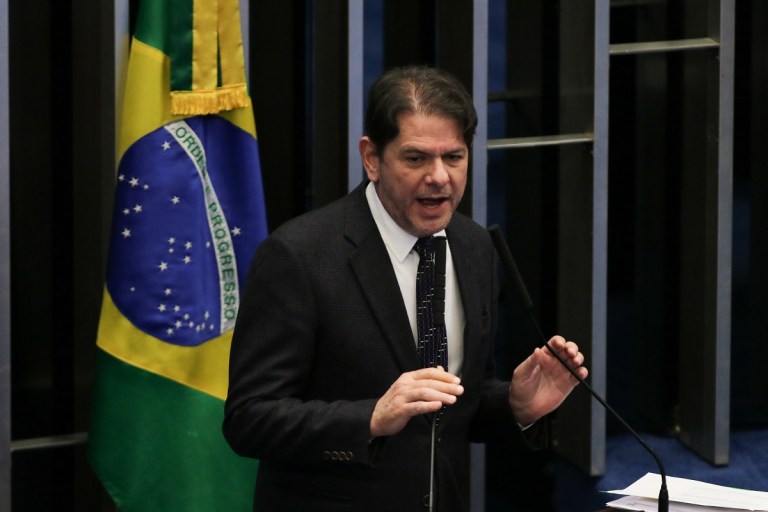O relator da PEC 98/2019, senador Cid Gomes, durante a votação da cessão onerosa do pré-sal