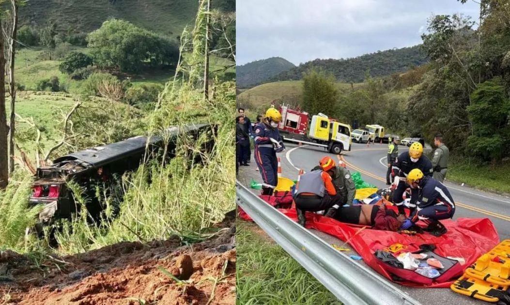 Cinco pessoas morrem em acidente com ônibus no interior de SP Cinco pessoas morrem em acidente com ônibus no interior de SP
