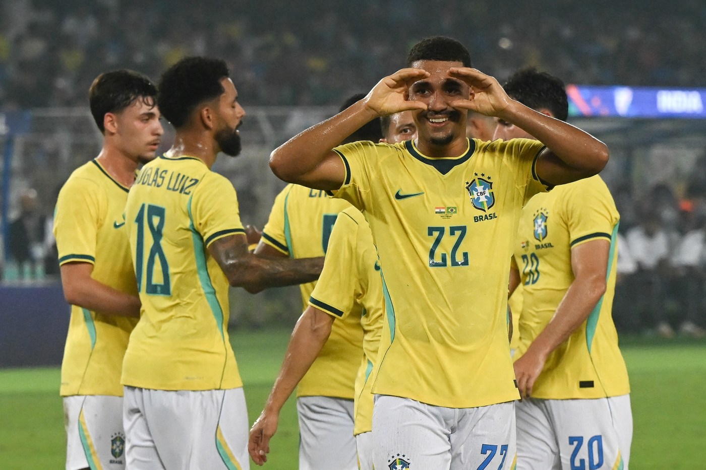 Brasil não encanta, mas goleia a Índia por 4 a 0 em 20º jogo de Ancelotti no comando