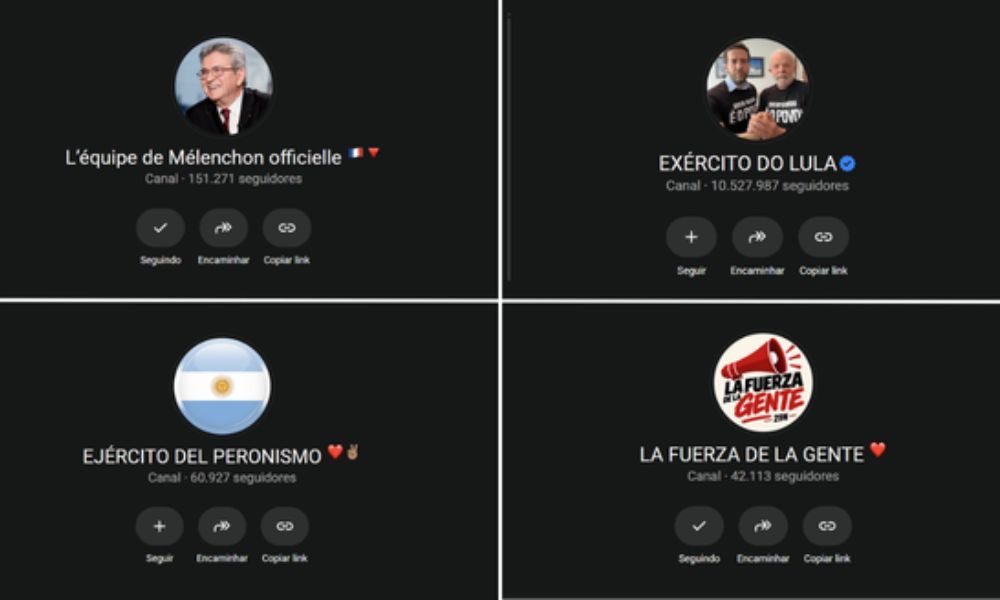 Lideranças de esquerda no exterior criam canais digitais inspirados no ‘Exército do Lula’