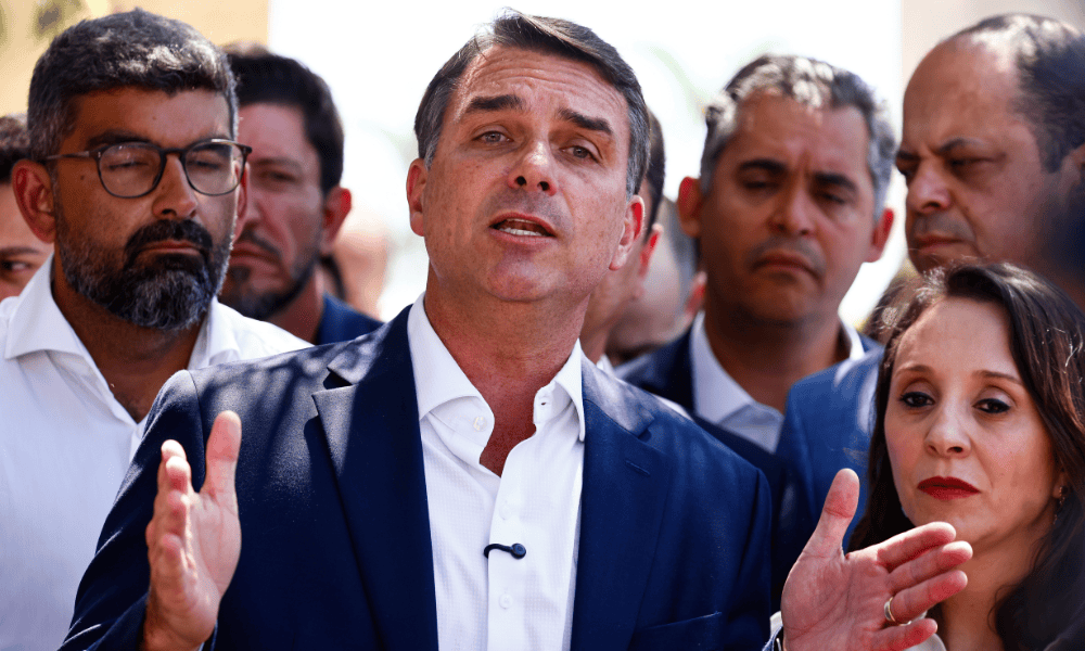 Candidato à Presidência da República Flávio Bolsonaro (PL)