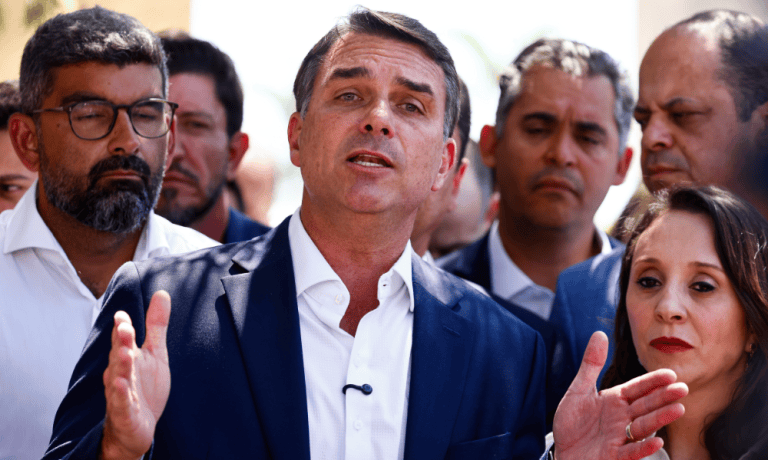 Candidato à Presidência da República Flávio Bolsonaro (PL)