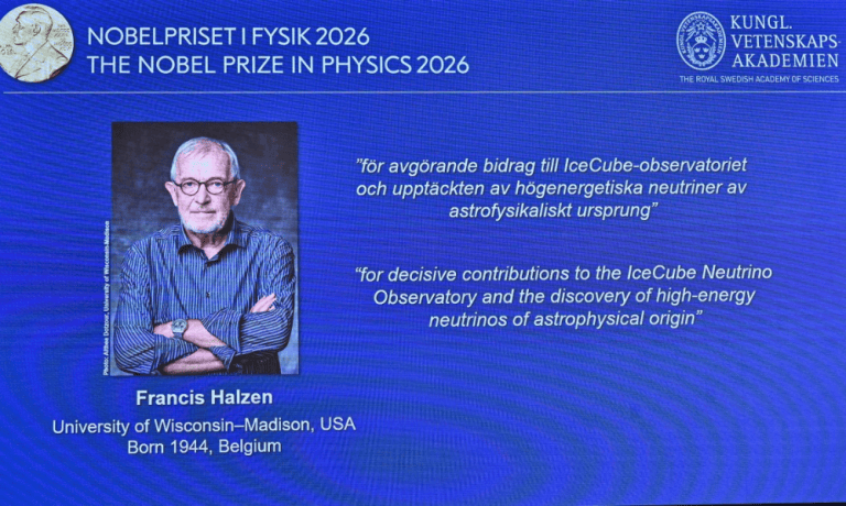 Francis Halzen, ganhador do Prêmio Nobel de Física