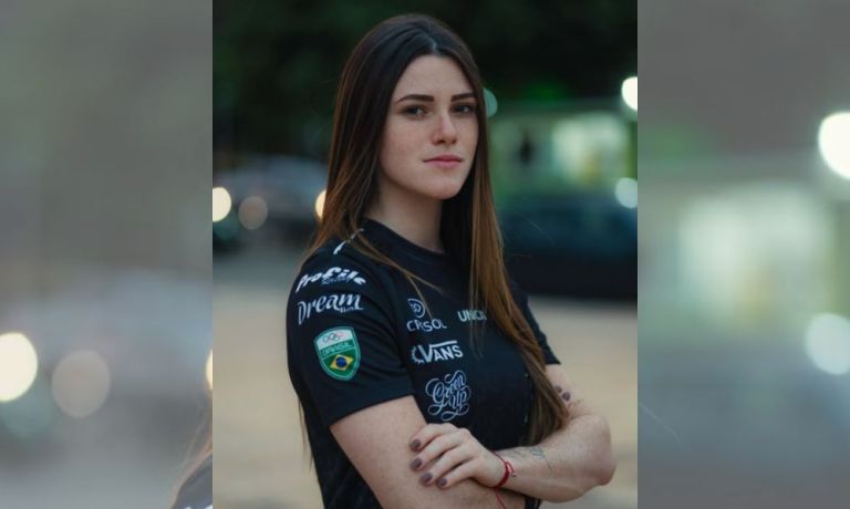 Eduarda Bordignon, ciclista brasileira de BMX