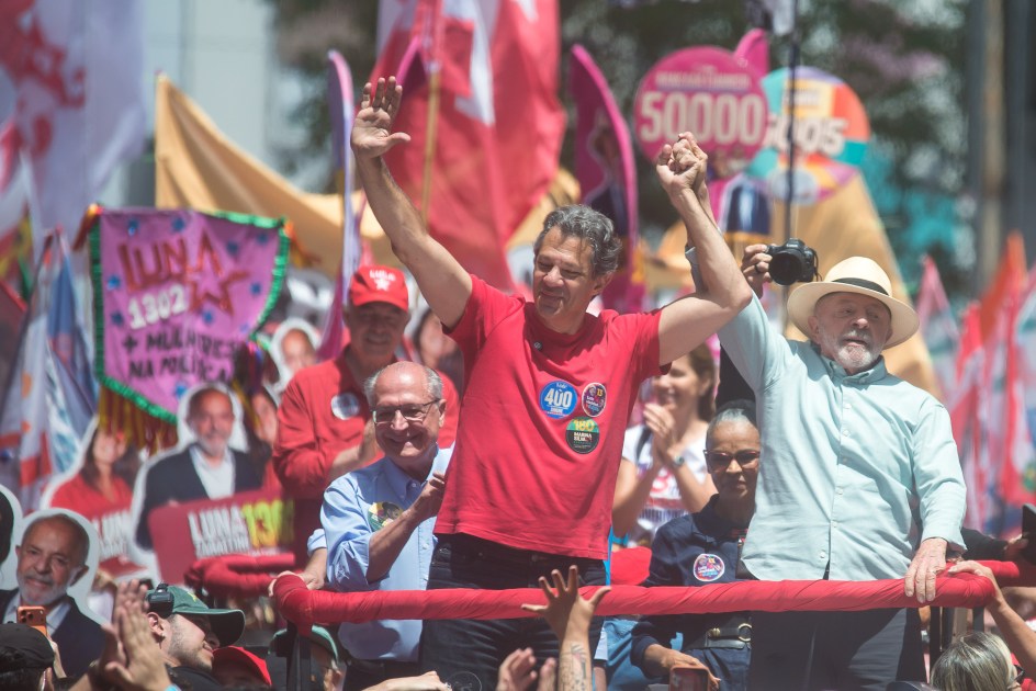 Haddad diz que Ricardo Nunes tentou impedir ato de Lula na Paulista