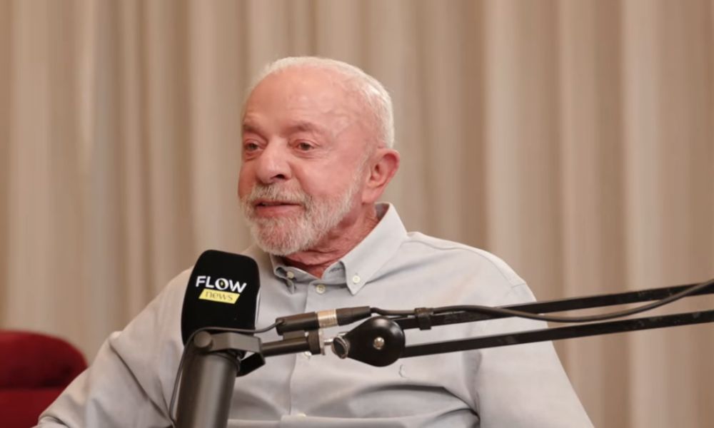 Lula durante entrevista ao podcast Flow