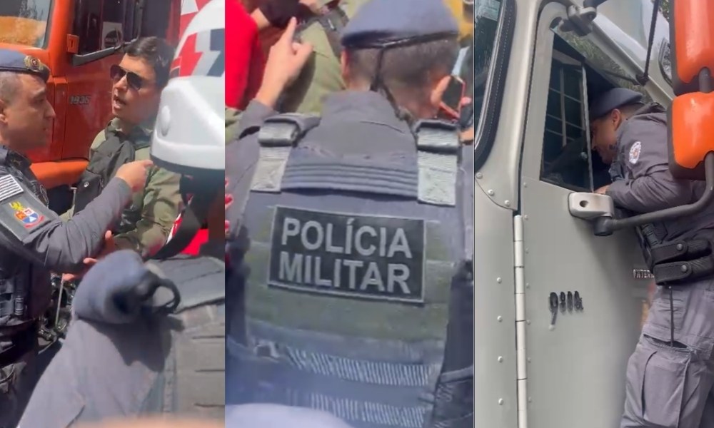 Ato de Lula na Paulista tem confusão após PM pedir retirada de caminhões