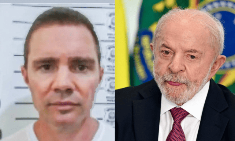 Daniel Vorcaro, dono do Banco Master, e o presidente Lula (PT)