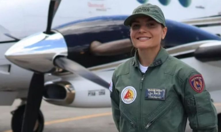 Tenente Gabriela Emília, que morreu em acidente da queda de avião em MG