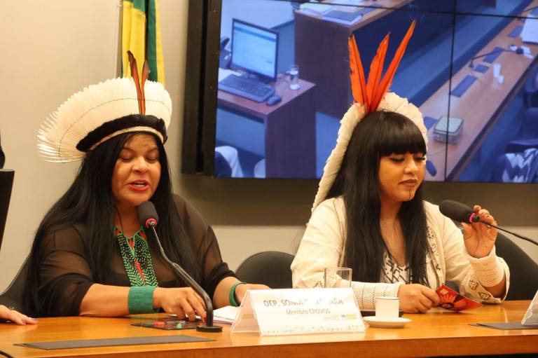 Sônia Guajajara e Célia Xakriabá