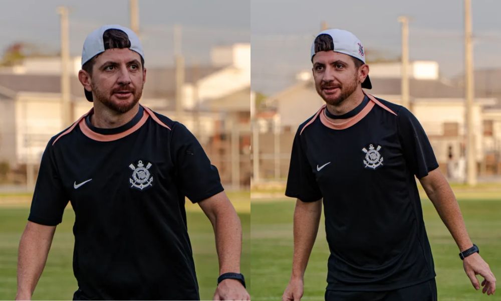 William Batista, técnico do Corinthians no jogo contra o Palmeiras