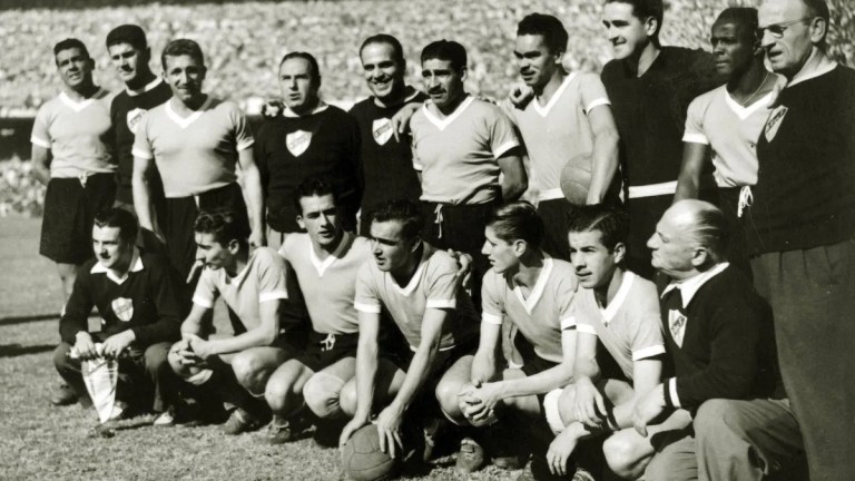 Seleção uruguaia que conquistou a Copa de 1950