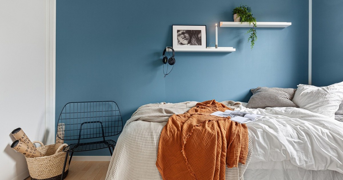 Como usar o azul no quarto para dormir melhor e diminuir a ansiedade